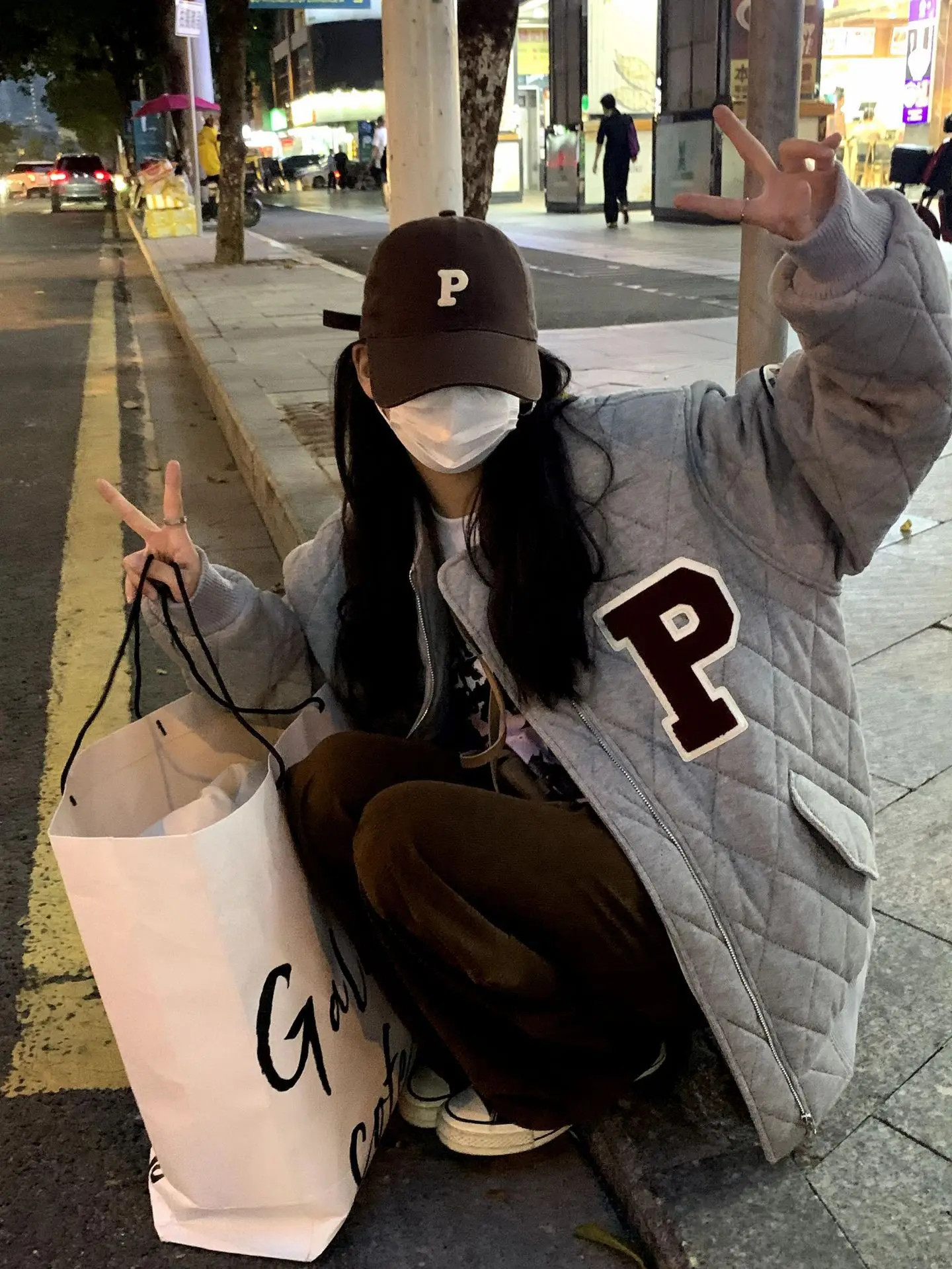 JESSIC Lingge Letter Retro Hong Kong Style Cotton Jacket Female Autumn And Winter College Style Loose Baseball Uniform Female