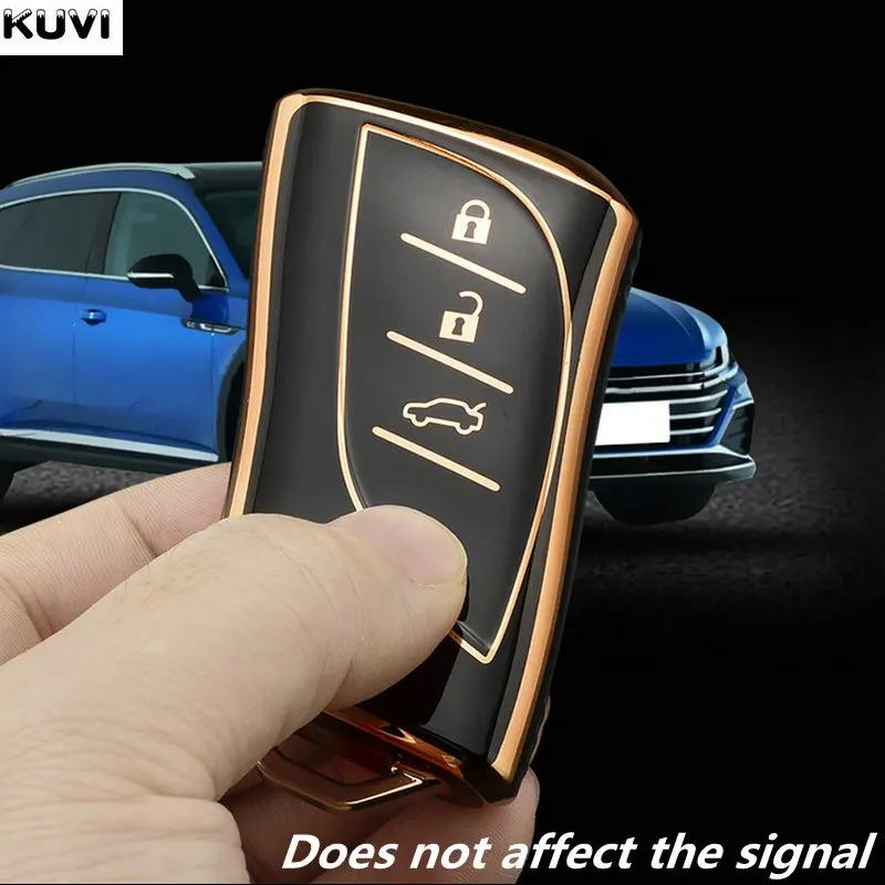 Модный ТПУ чехол для автомобильного ключа с дистанционным управлением Lexus ES UX200