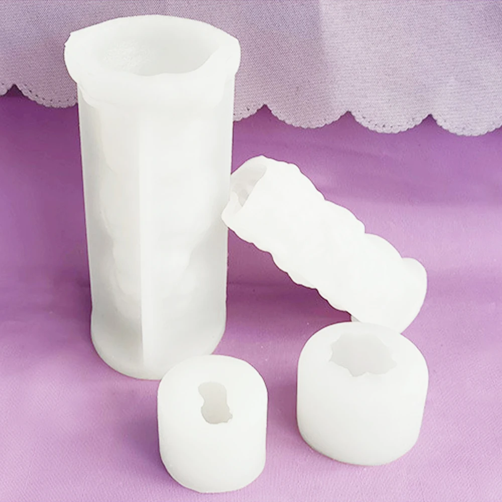 Силиконовая форма в виде черепа на Хэллоуин сделай сам для свечей шоколада