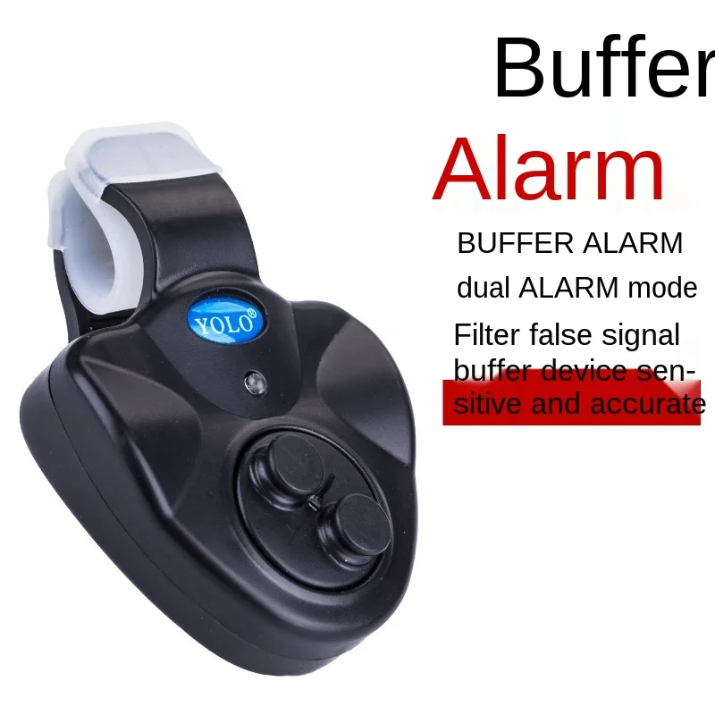 

Fishing Fish Bite Alarm Electronic Buzzer on Fishing Rod with Loud Siren Daytime Night Indicator with LED Light