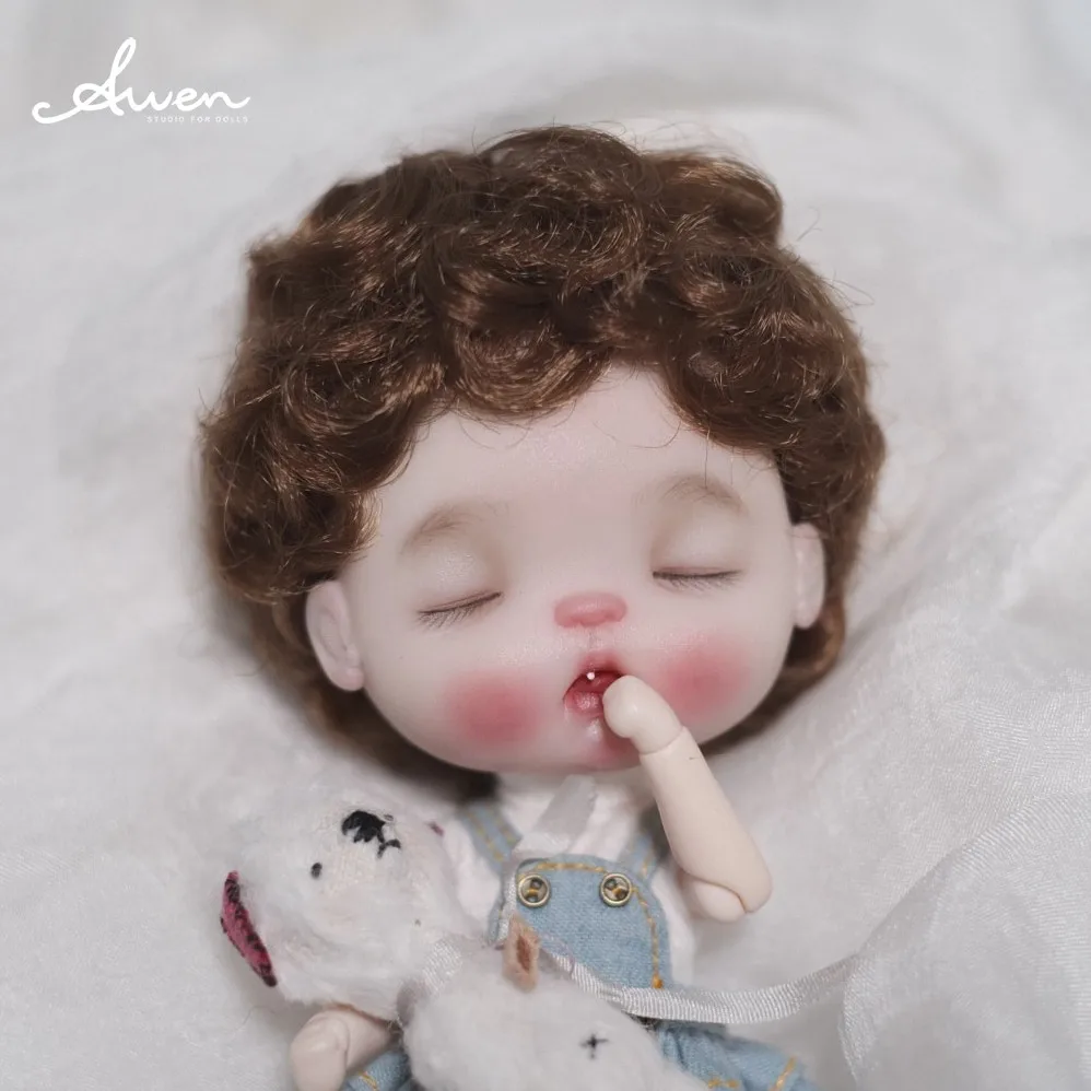 1/8 парик для куклы OB11 глиняная кукла кукол аксессуары шарнирный/SD ручной работы