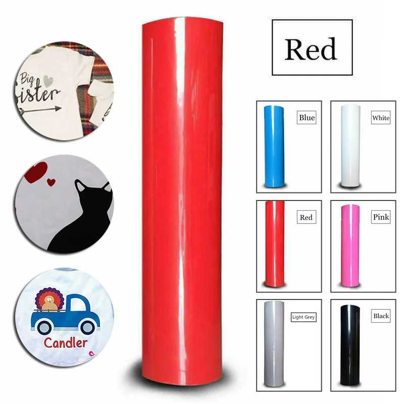 ПУ теплопередача виниловая футболка текстиль крикут пленка высечки винил 20*100 см