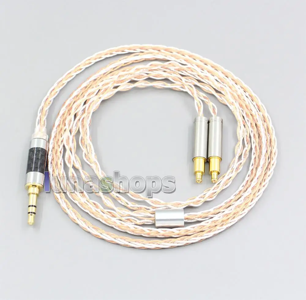 

LN006918 XLR 6.5mm 800 Wires Silver + OCC Headphone Cable For Audio Technica ATH-ADX5000 MSR7b 770H 990H ESW950 SR9 ES750 ESW990