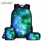 Многоцветная галактика Звезда Космос школьные сумки набор детей большой рюкзак через плечо книжные сумки детский школьный Карандаш сумка