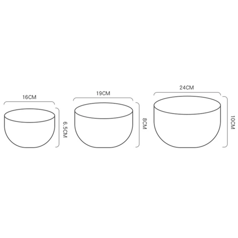 

304 Stainless Steel Mixing Bowl Storage Bowl Set Kitchen Salad Bowl Cooking Bowl Baking Accessories with Scale