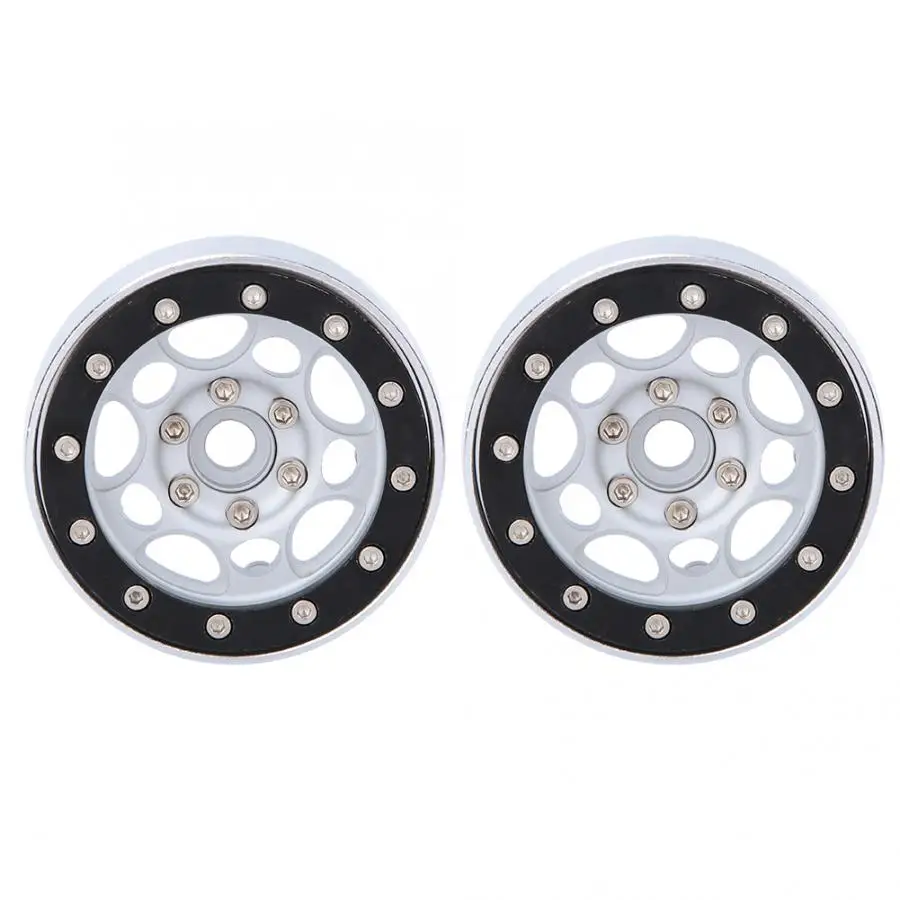 2Pcs 1.9 inch High Quality Aluminum Alloy Wheels Rims Hub RC Replacement Parts for 1/10 Crawler Climbing Car | Игрушки и хобби