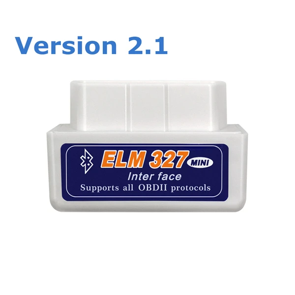 white V2.1 ELM327 Bluetooth V2.1 Elm 327 V 1,5 OBD2 сканер считыватель кодов CAN-BUS многоязычный elm 327 работает Android/PC автомобильный диагностический инструмент - Color: white V2.1