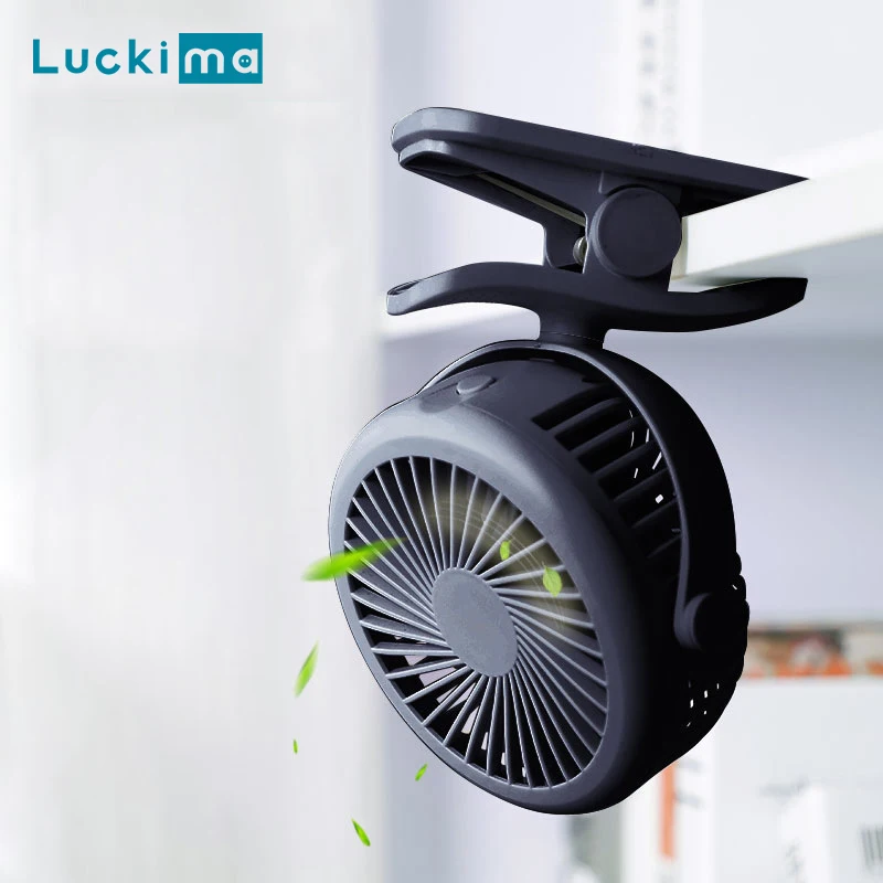 Мини вентилятор с зажимом портативный для офиса дома улицы детская коляска