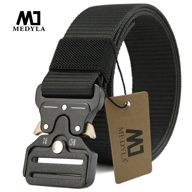 Men's Tactical Belt Quick Release Metal Buckle Nylon Belt Training Equipment Belt Sports Accessories Shipped within 24 hours
