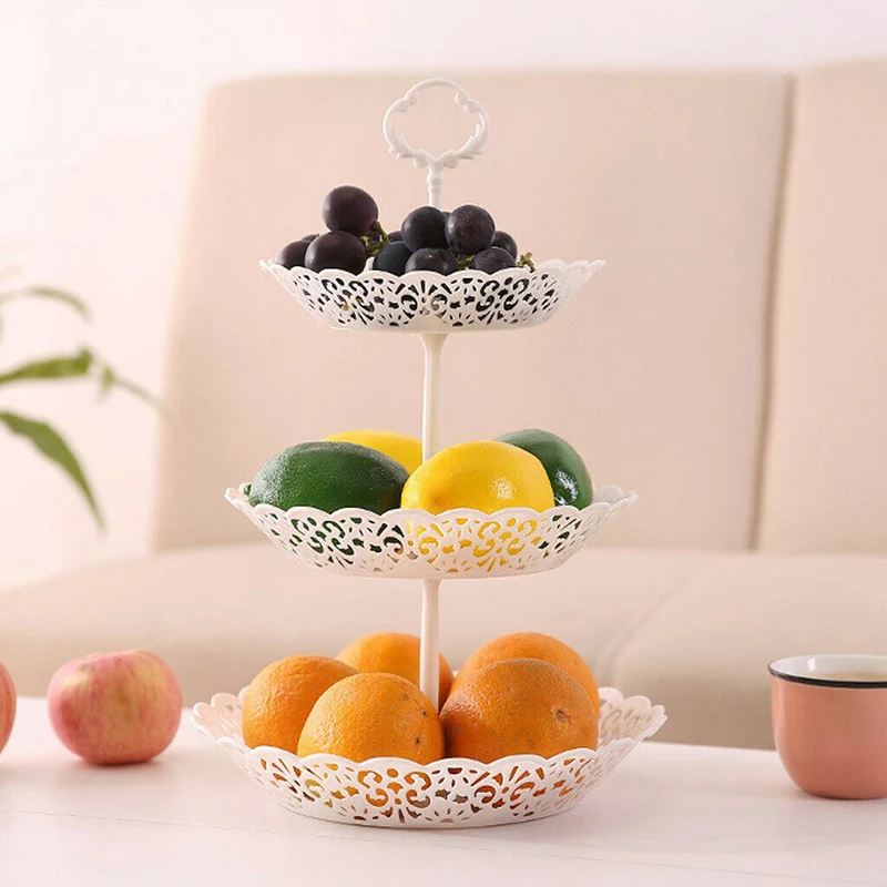 3-Tier Cupcake Stand Cake Dessert Event Party Display Tower Round Plate QP2 | Дом и сад