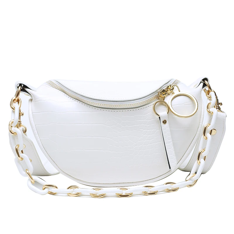 

Jin Mantang Crocodile Pattern Chain Small PU Leather Crossbody Bags For Women 2021 New Summer Shoulder Handbags And Purses