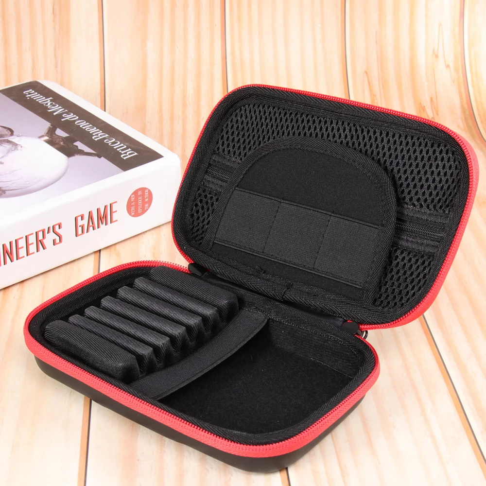 

Practical Darts Carry Case Portable Darts Carrying Box Darts Storgae Bag Large Capacity Darts Container for Home Outdoor (Blue +