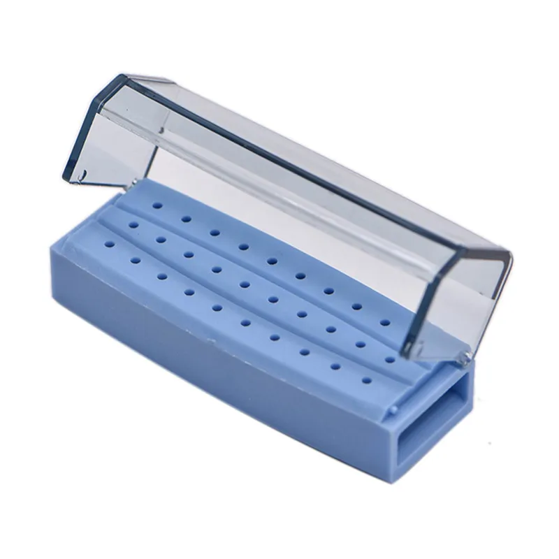 30 Holes Dental burs Drill Holder Plastic Bur Block Placement Box Sterilizer Dentist instrument Autoclave Disinfection | Красота и