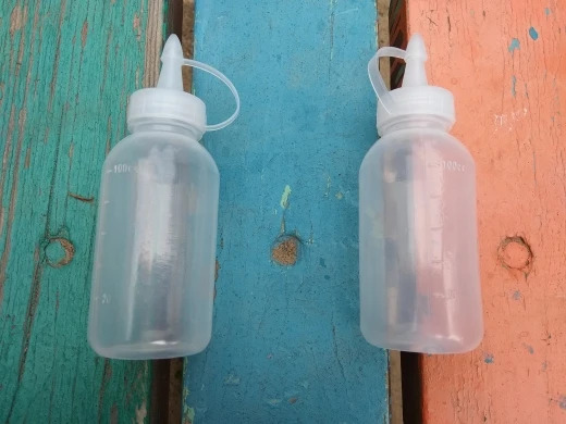 2pcs 100ML New Kitchen Plastic Vinegar Bottle Ketchup Oil Salad Condiment Sauce Dispenser for Cruet Squeeze |