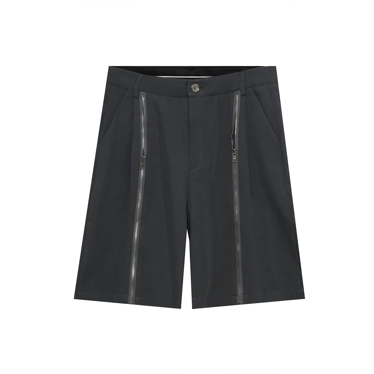 

MTL men's clothing - 2021 summer new product ins design sense double zipper show thin straight tube simple casual pants men's