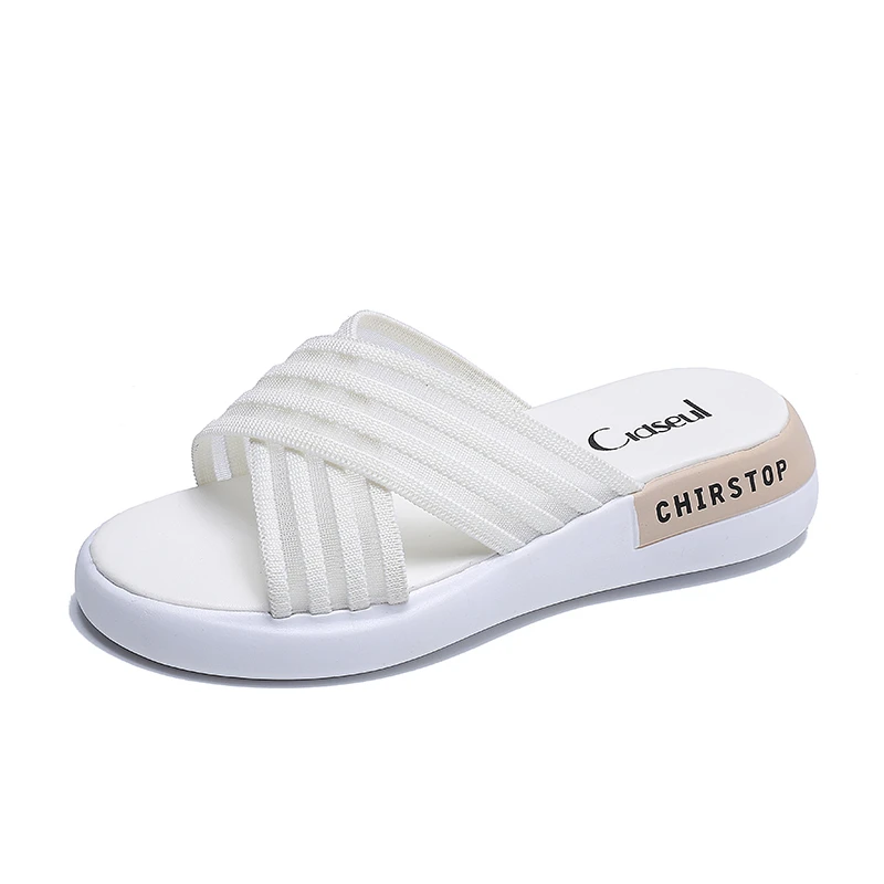 

Women's Flip Flops 2021 The New Fashion Mixed Colors All-match Comfortable Round Head Open Toe Sandals Leisure Female Shoes
