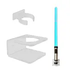 Акриловый прозрачный светильник, Вертикальное настенное крепление, стеллаж для демонстрации, настенный держатель, стеллаж для украшения дома