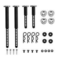 metal front and rear extended body post mounts shell column with magnet for 110 rc crawler car axial scx10 ii 90046