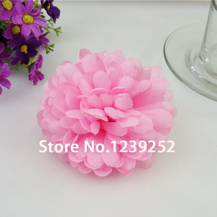 

50Pcs/Lots Big 10CM Artificial Carnation Silk Flower Heads Display DecorationWedding Party DIY Decorative Flowers Home Decor
