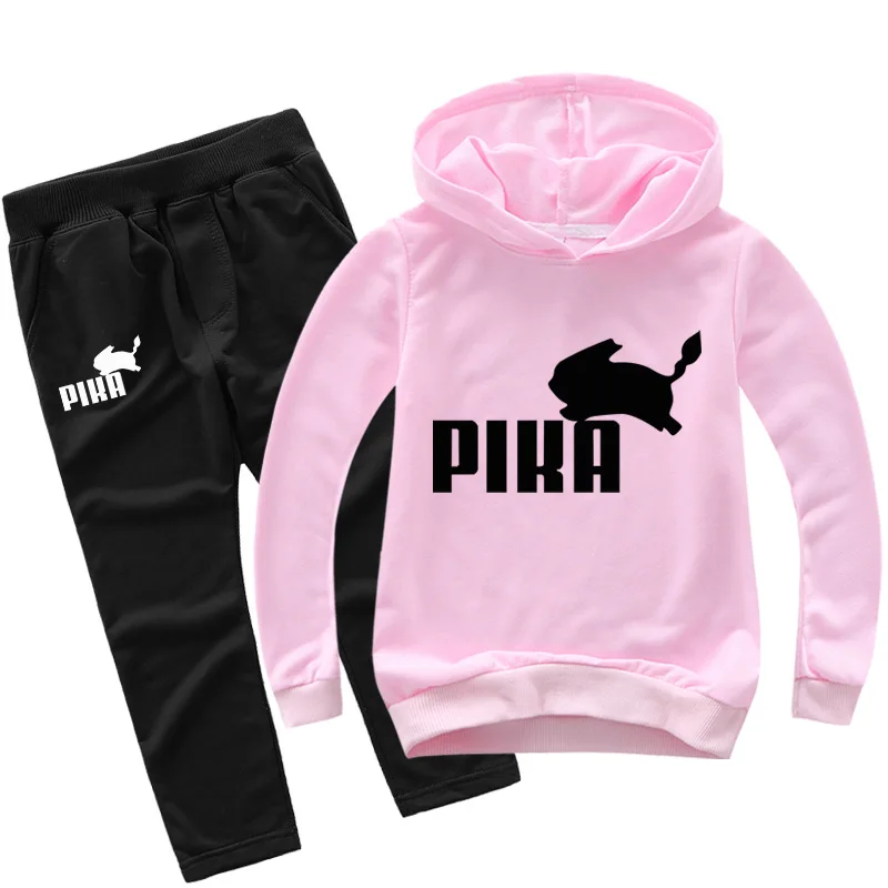 Baby Boy Clothes 3D Printed Cartoon Hoodies Kids Clothes Set Autumn Toddler Boy Girl Top+Pants100% Cotton Sweatshirt 2-16Yeas