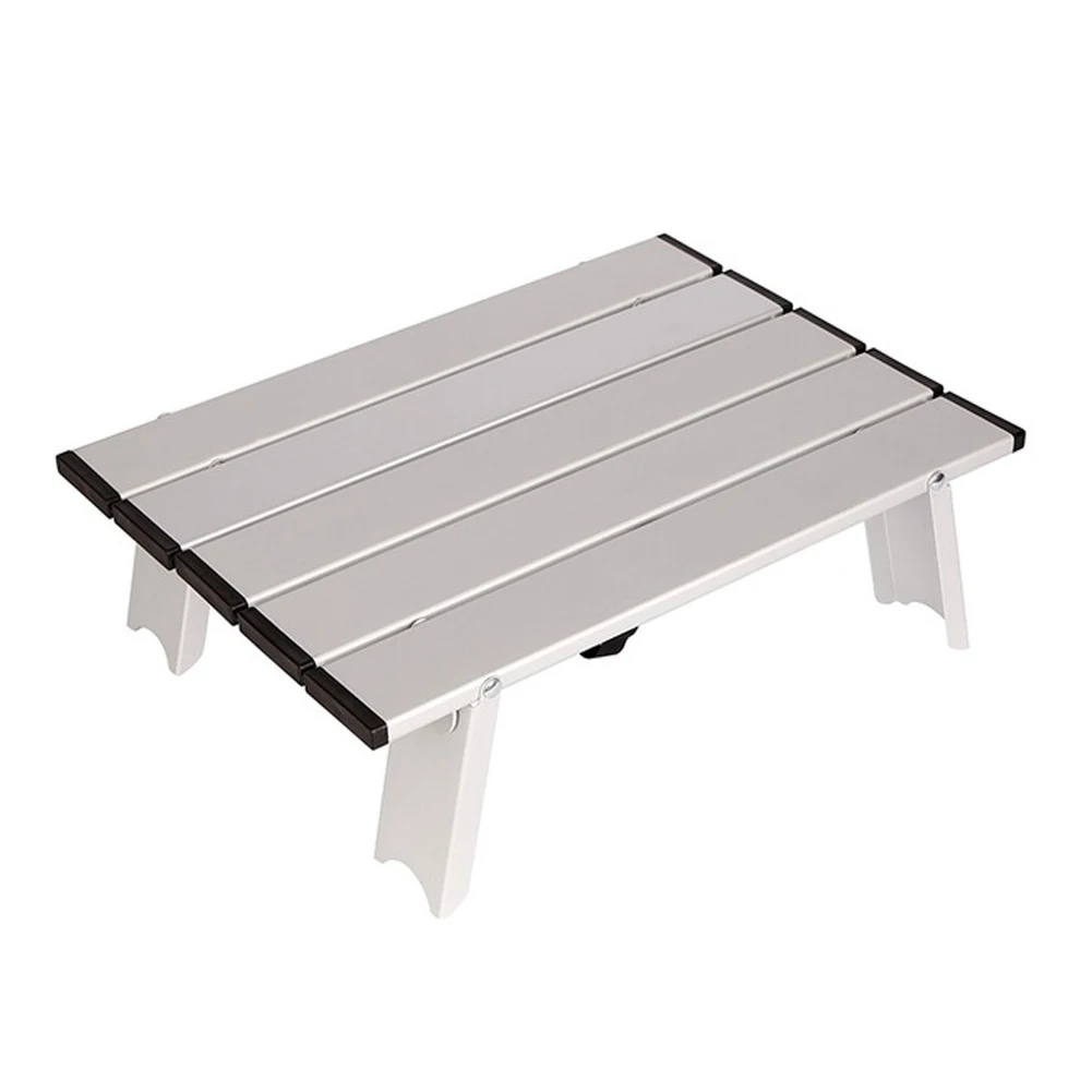 

Portable Mini Picnic Table Beach Camping Travel 7075 Aluminum Ultralight Folding Waterproof Foldable 40*29*12 cm