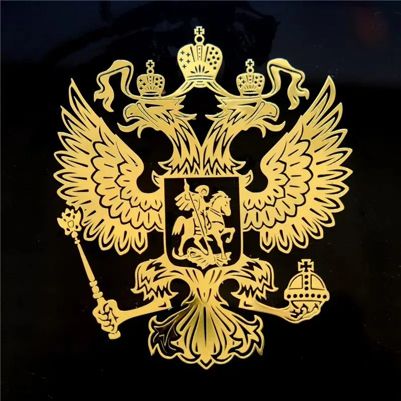 

Car Sticker Coat of Arms Russia Russian Eagle Decal Sticker for Car National Emblem of Russia Car Decoration