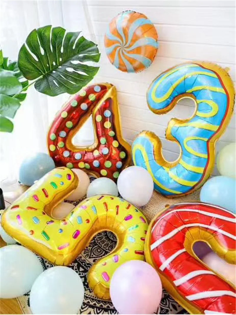 1 шт 32-дюймовые животные шары джунгли для вечеринки в стиле сафари цифровой