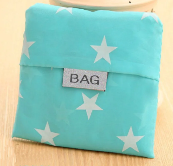 100 шт. Модная Складная зеленая сумка для покупок тоут складная сумки удобные