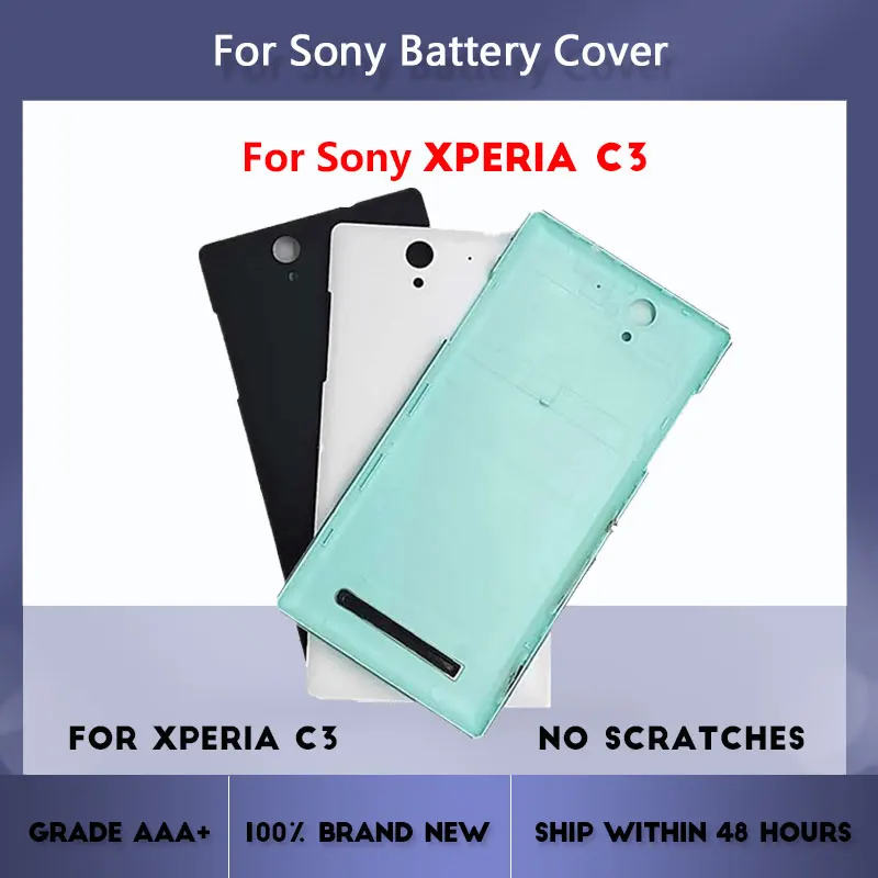 Задняя крышка батарейного отсека для Sony Xperia C3 D2502 D2533 с запасными частями |