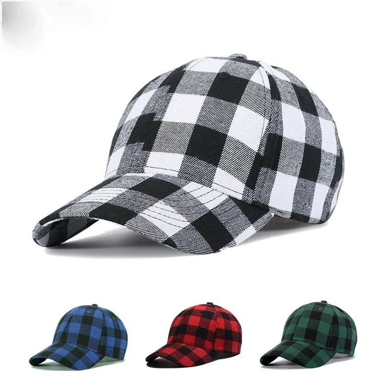 Новинка Одежда в клетку Возраст бейсболка для мужчин и женщин модная кепка из