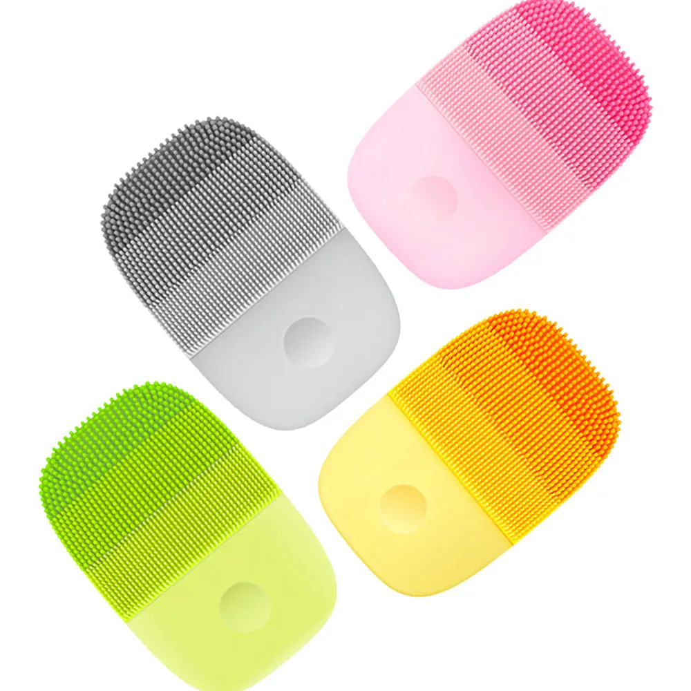 Sonic электрическая Очищающая щетка для лица массажер умный водонепроницаемый