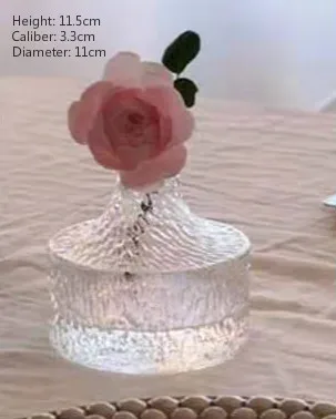 Домашнее украшение для гостиной маленькая стеклянная ваза с молотком