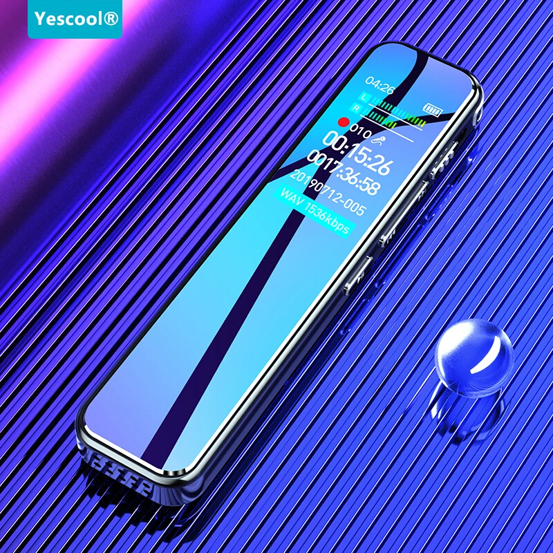 Мини-диктофон Yescool A20 с длительным временем воспроизведения переменной скоростью