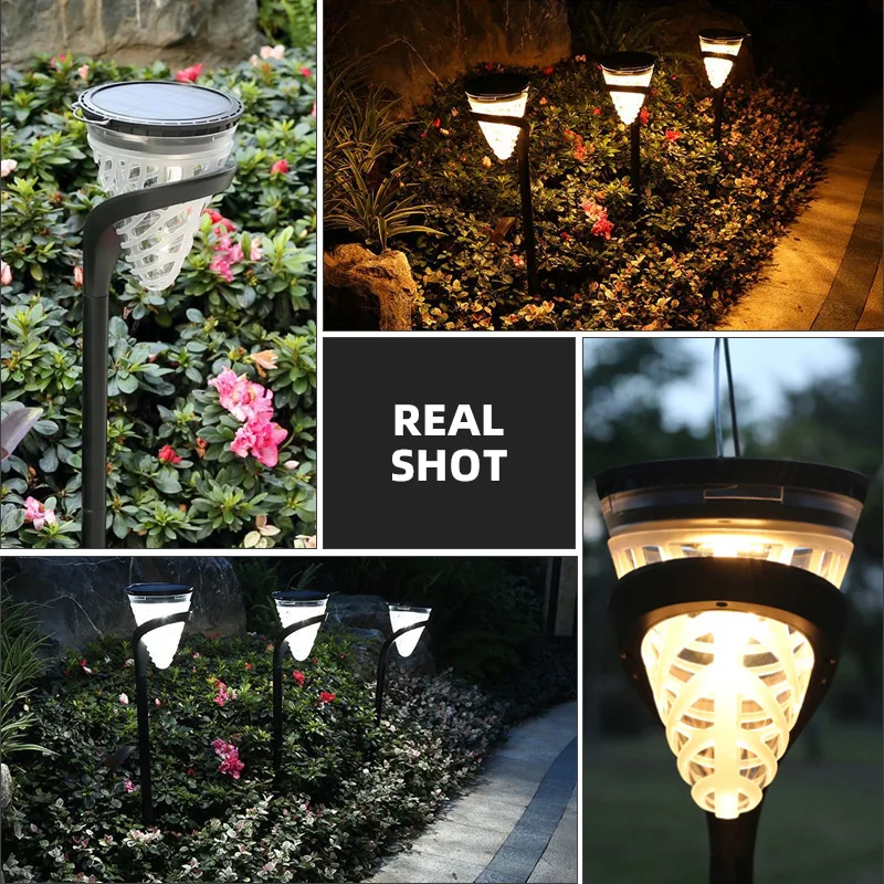 Садовый светильник smпрямого света на солнечной батарее уличная Светодиодная