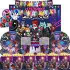 Пятничная ночь Funkin день рождения принадлежности тарелки салфетки для стаканчиков скатерть 1-й номер воздушные шары набор игры тематическое украшение для вечеринки