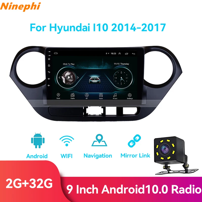 Автомагнитола 2 Din 9 дюймов Android 10 0 + 32 ГБ GPS Wi-Fi | Автомобили и мотоциклы