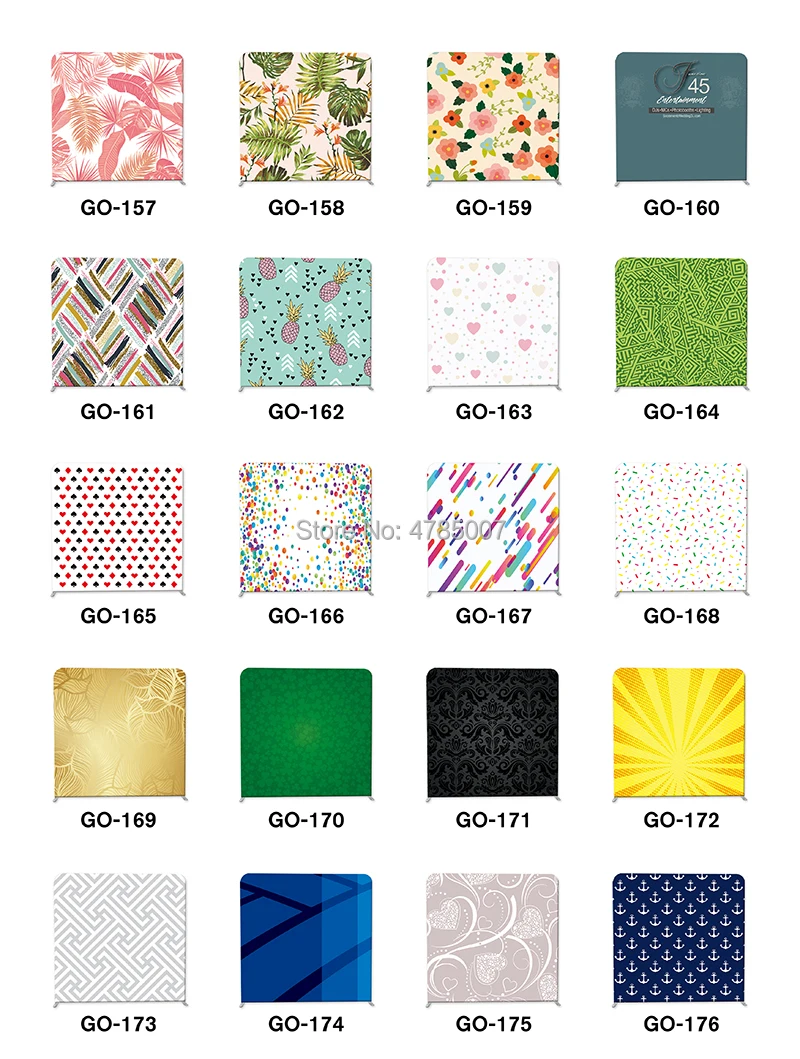 8 футов Натяжные тканевые фотобудки для любых мероприятий 1 стандартная рамка 8x8 и