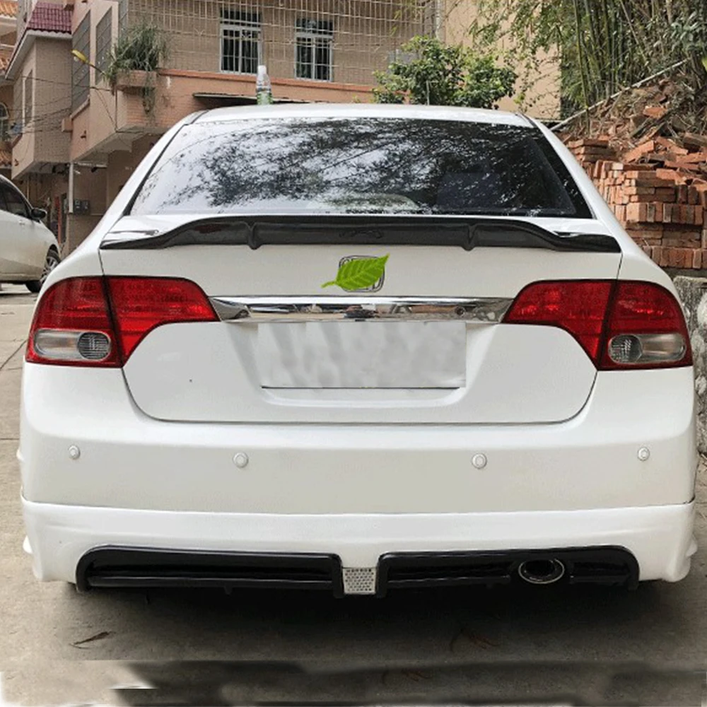 Фонарь для Honda Civic 2005 2006 2007 2008 2009 2010 2011 из АБС-пластика углеродная черная крышка