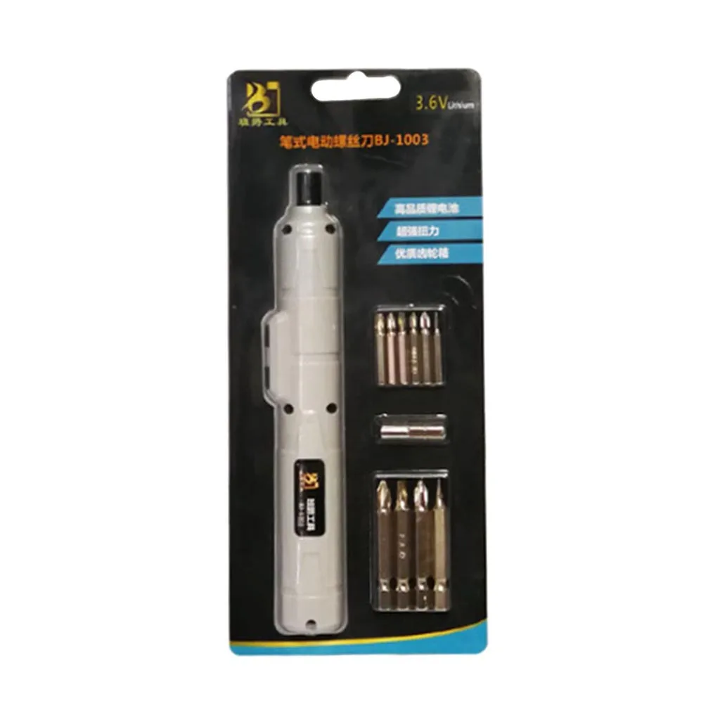 DC Мини литиевая аккумуляторная отвертка инструмент с USB зарядным устройством