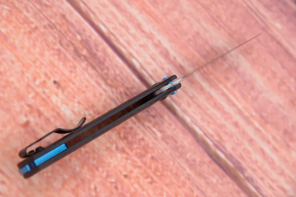 Складной карманный нож Mark S90V с лезвием из углеродного волокна 535-3 | Инструменты