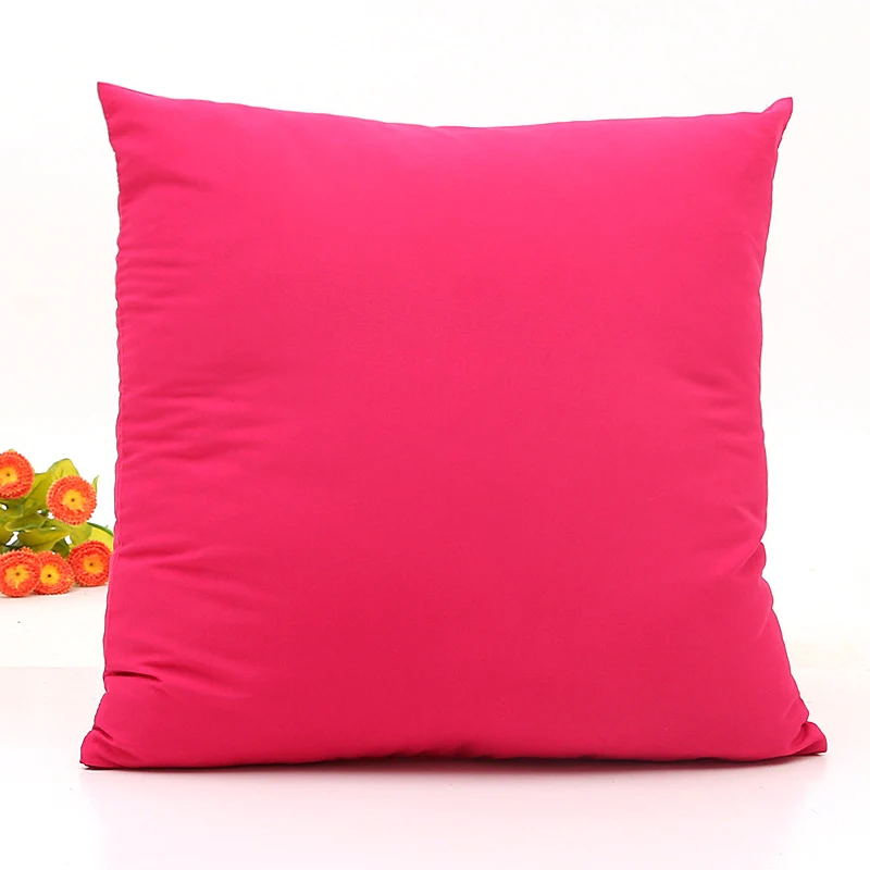 45x45 см однотонная подушка крышка квадратная наволочка стул диван автомобиля