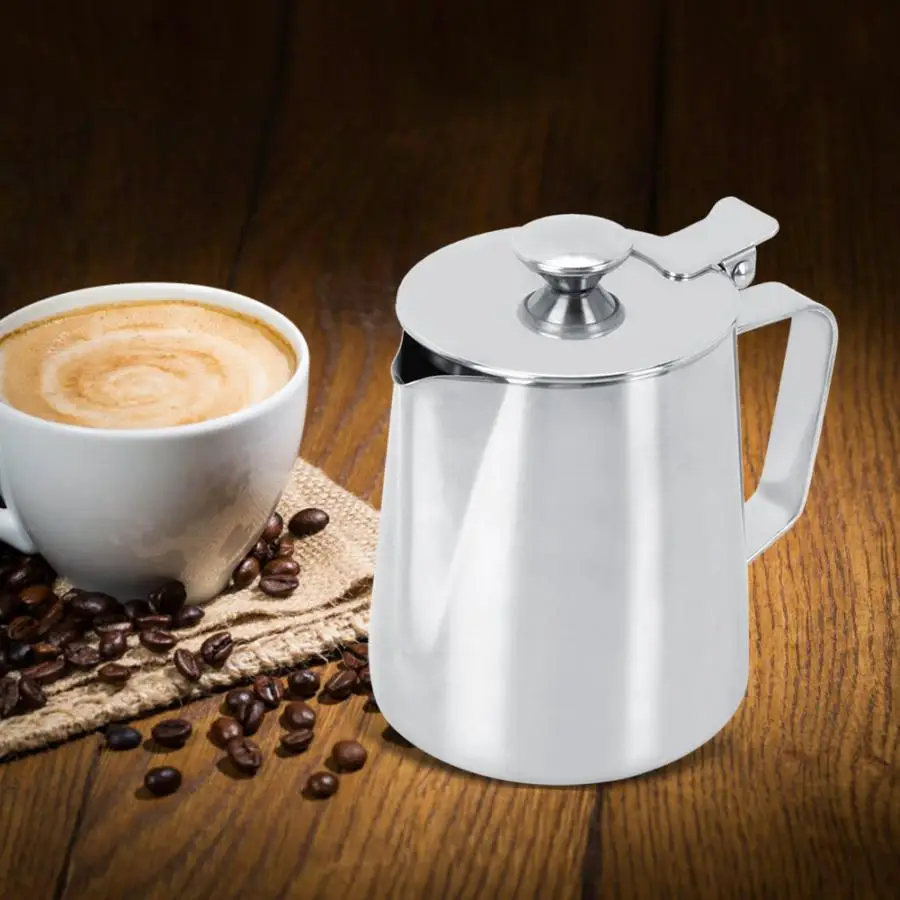 Cafeteira 350 мл нержавеющая сталь молоко ремесло кофе латте вспенивание искусство