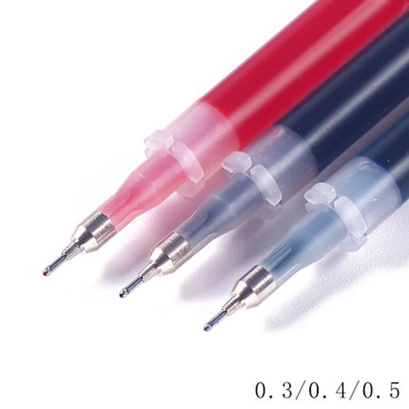 Ручки гелевые 6 шт./лот 0 3 мм цвета|pen refills|pen gel refillspen ink refill |