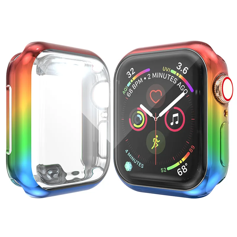 Защитный чехол из ТПУ для Apple Watch Series 5 4 3 2 1 рамка идеальный бампер IWatch 38 40 42 44 мм |