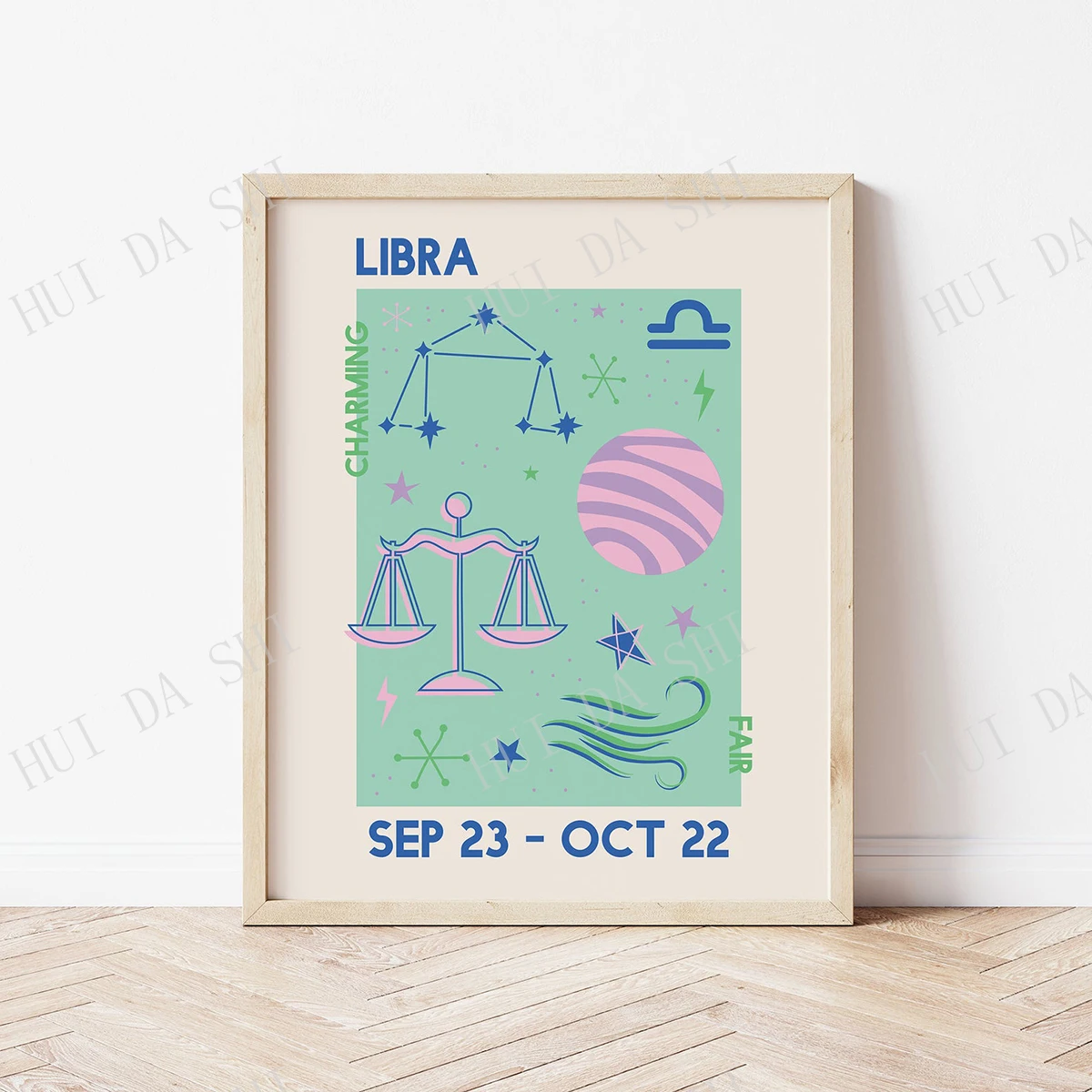 6 из двенадцати созвездия зодиака цифровое искусство | Абстрактная Астрология