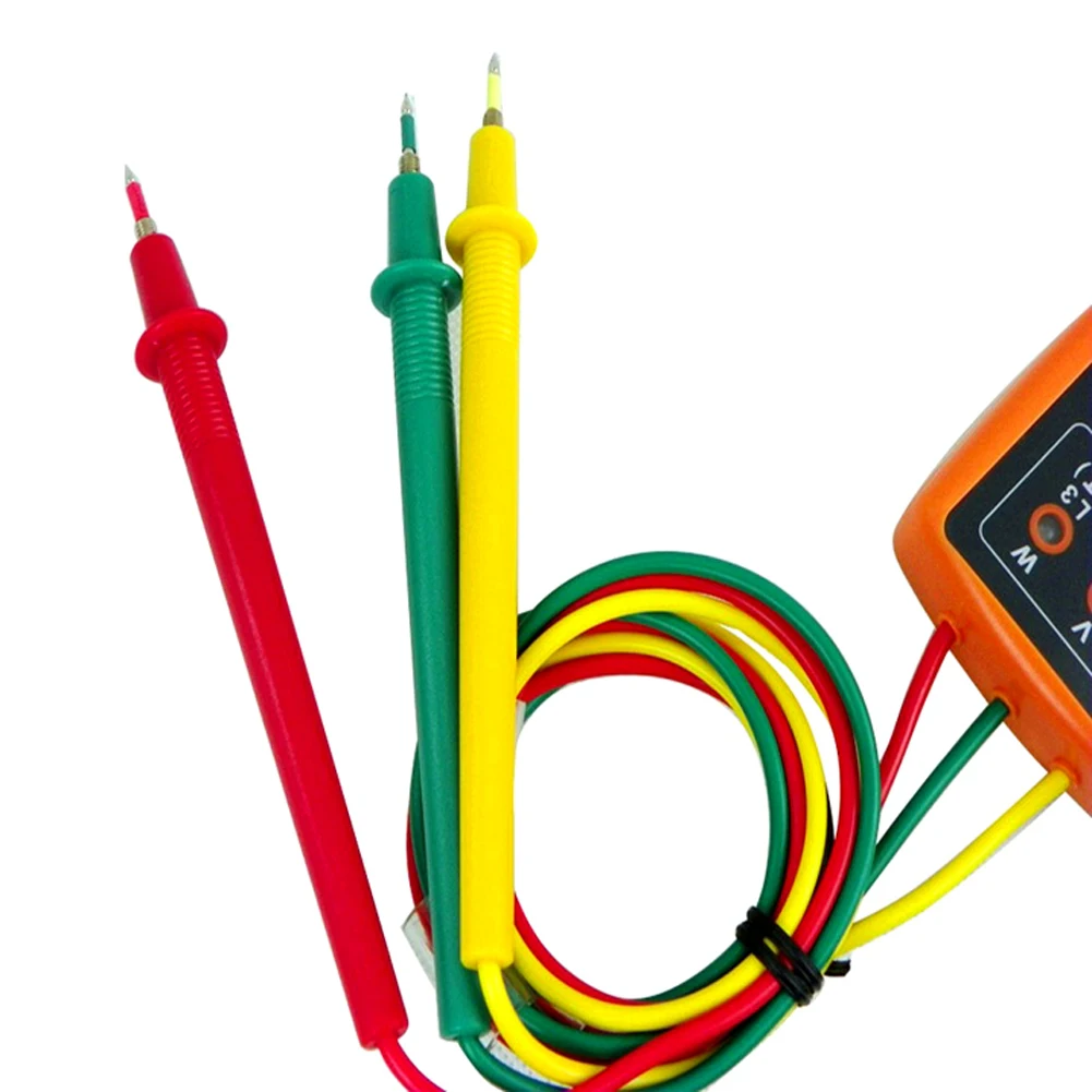 Тестер последовательности фаз индикатор 3 фазы вращения тестер цифровой