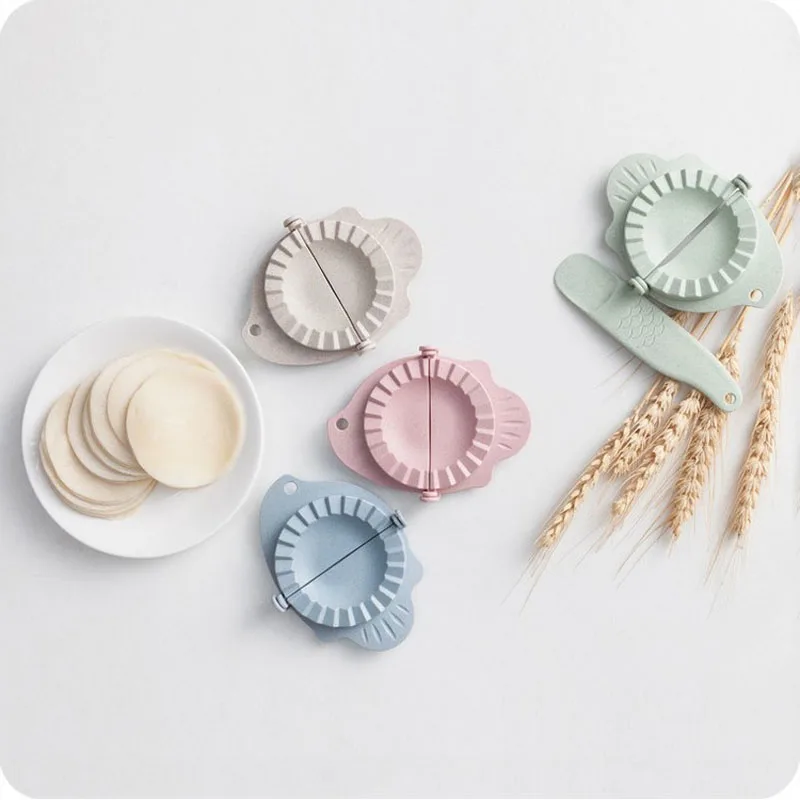 Клецки Jiaozi чайник Плесень Для кухни пшеничная соломенная ложка набивка