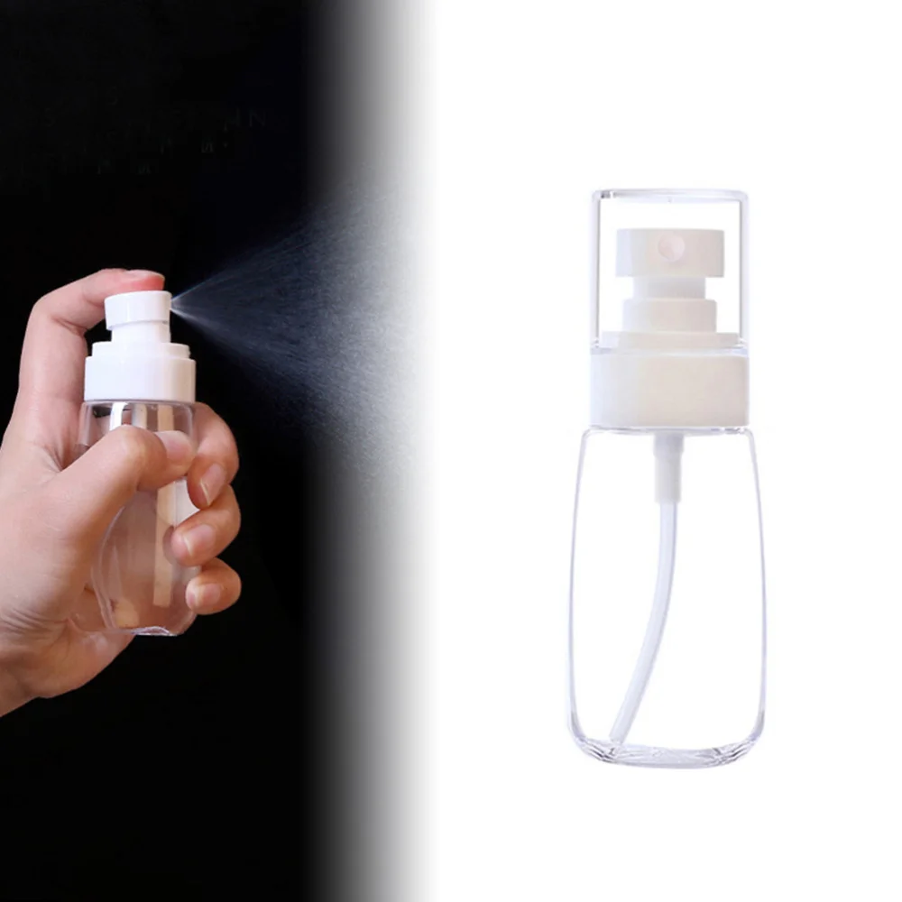 

5 Pcs 60ml U Shape Spray Bottles Portable Refillable Thicken Bottom Wall Liquid Sprayer Transparent Empty Clear Mist Spray Bottl