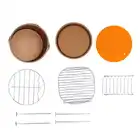 Фритюрница, сковорода для пиццы, сковорода для торта, стеллаж для готовки на пару, запчасти для фритюрницы, набор аксессуаров для 3.7qt-5.3qt, фритюрница для еды, фри, машина для воздуха