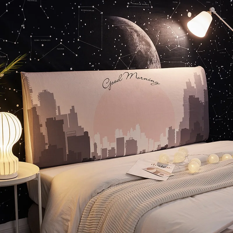 Все включено чехол на спинку кровати с креплением крышка Эластичный фон